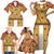 Holy Roman Emperor Costume Family Matching Short Sleeve Bodycon Dress and Hawaiian Shirt Eagle Sable