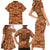 Holy Roman Emperor Costume Family Matching Short Sleeve Bodycon Dress and Hawaiian Shirt Eagle Sable