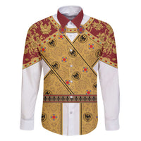 Holy Roman Emperor Costume Family Matching Summer Maxi Dress and Hawaiian Shirt Eagle Sable