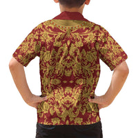 Holy Roman Emperor Costume Family Matching Tank Maxi Dress and Hawaiian Shirt Eagle Sable