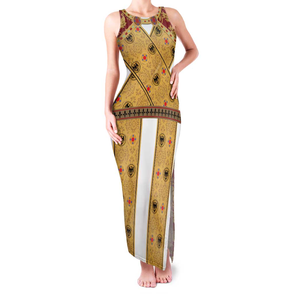 Holy Roman Emperor Costume Family Matching Tank Maxi Dress and Hawaiian Shirt Eagle Sable