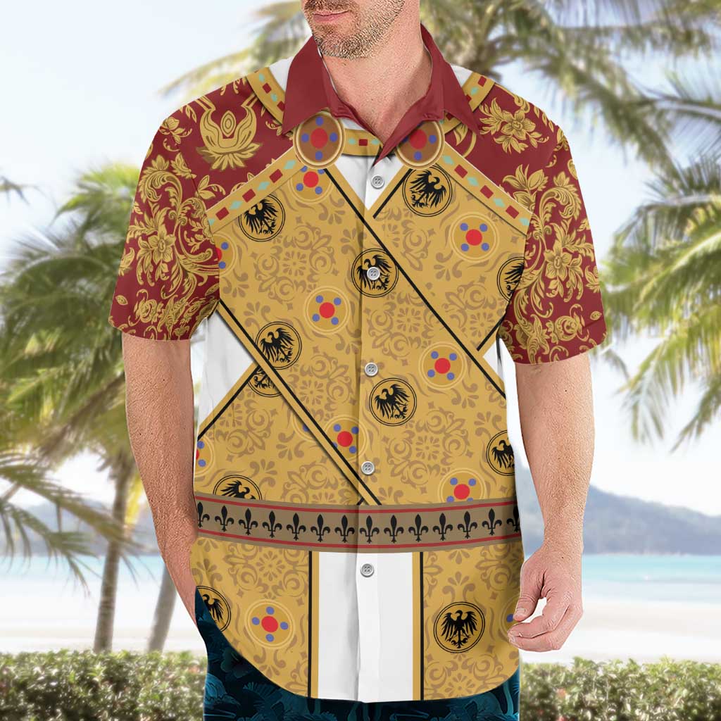 Holy Roman Emperor Costume Hawaiian Shirt Eagle Sable