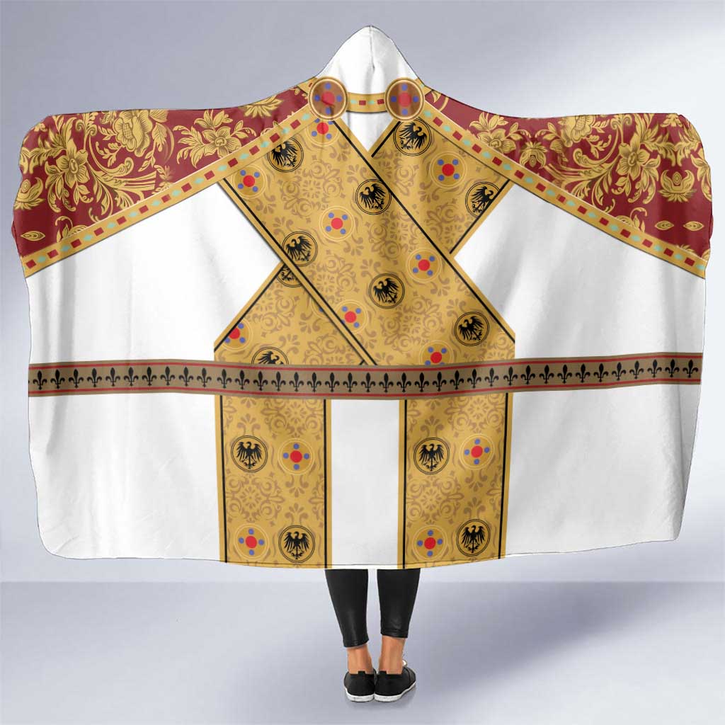 Holy Roman Emperor Costume Hooded Blanket Eagle Sable