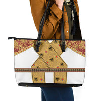 Holy Roman Emperor Costume Leather Tote Bag Eagle Sable