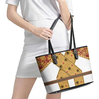 Holy Roman Emperor Costume Leather Tote Bag Eagle Sable