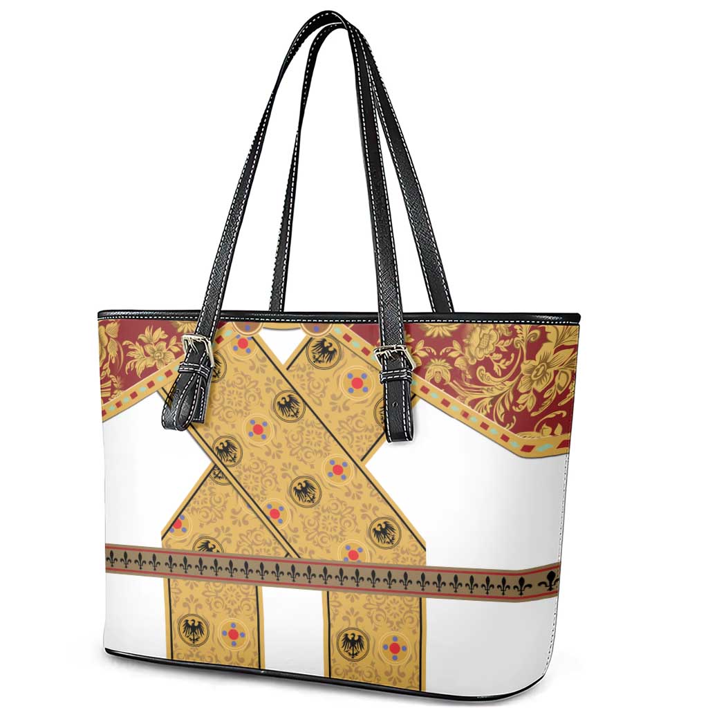 Holy Roman Emperor Costume Leather Tote Bag Eagle Sable