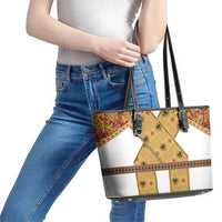 Holy Roman Emperor Costume Leather Tote Bag Eagle Sable