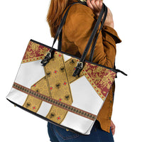 Holy Roman Emperor Costume Leather Tote Bag Eagle Sable