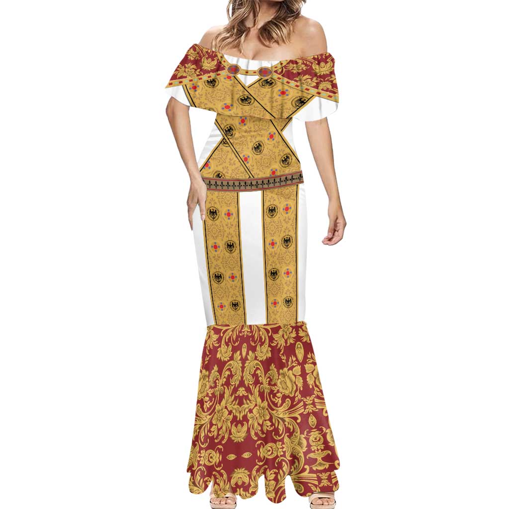 Holy Roman Emperor Costume Mermaid Dress Eagle Sable