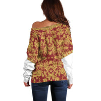 Holy Roman Emperor Costume Off Shoulder Sweater Eagle Sable