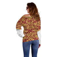 Holy Roman Emperor Costume Off Shoulder Sweater Eagle Sable