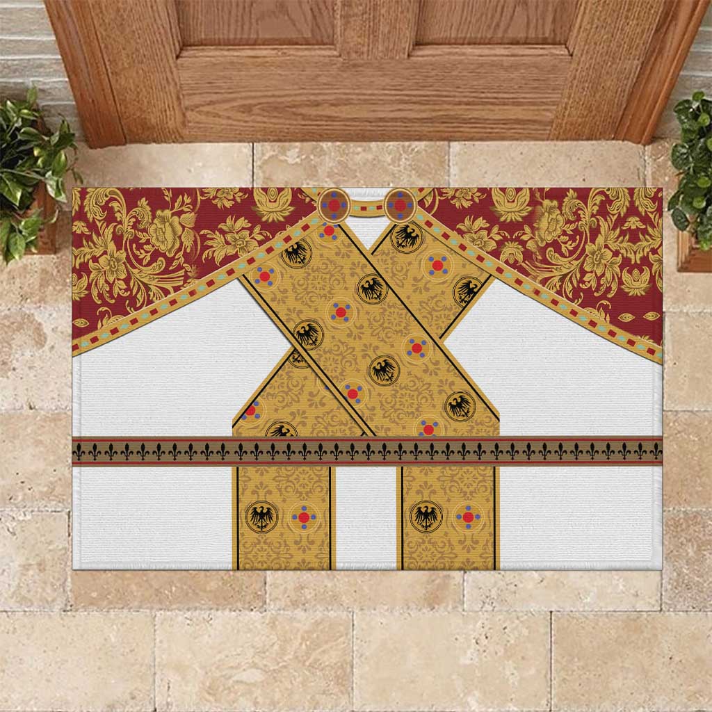 Holy Roman Emperor Costume Rubber Doormat Eagle Sable