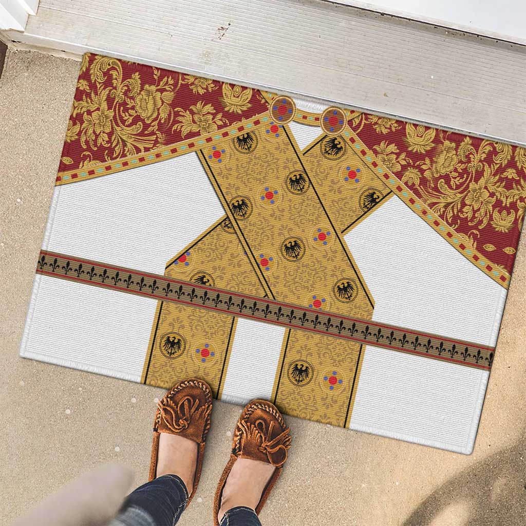 Holy Roman Emperor Costume Rubber Doormat Eagle Sable