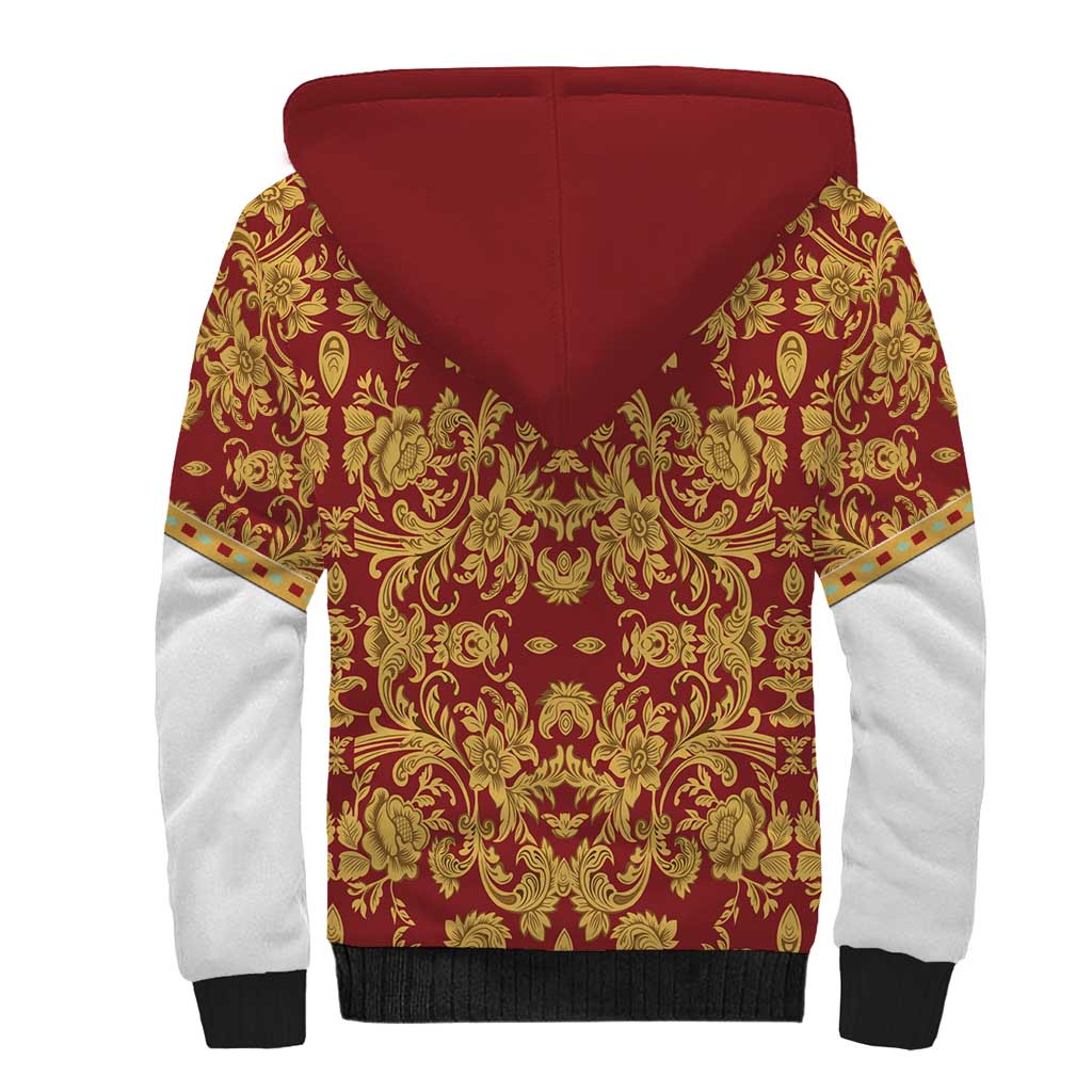 Holy Roman Emperor Costume Sherpa Hoodie Eagle Sable