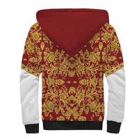 Holy Roman Emperor Costume Sherpa Hoodie Eagle Sable