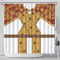 Holy Roman Emperor Costume Shower Curtain Eagle Sable
