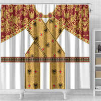 Holy Roman Emperor Costume Shower Curtain Eagle Sable