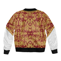 Holy Roman Emperor Costume Sleeve Zip Bomber Jacket Eagle Sable