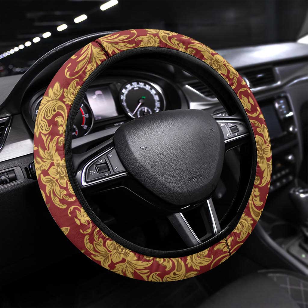 Holy Roman Emperor Costume Steering Wheel Cover Eagle Sable