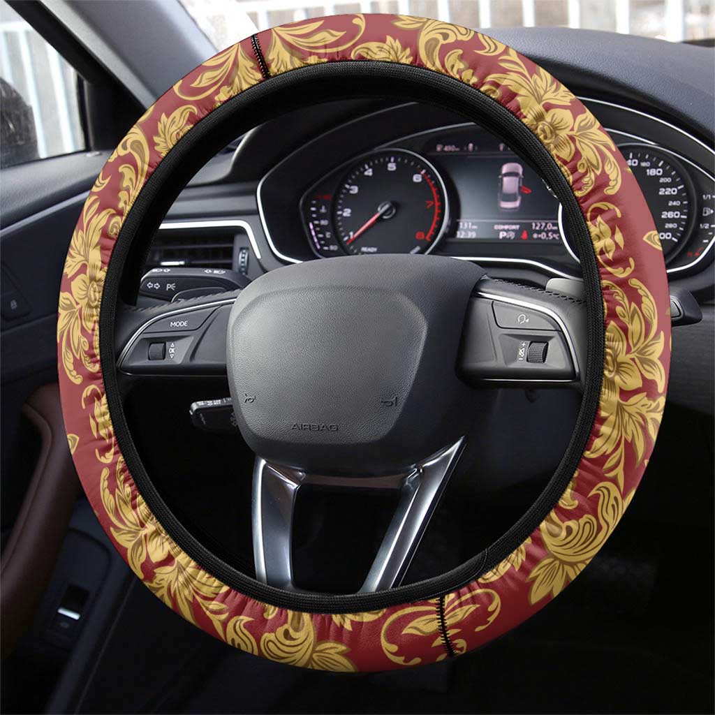 Holy Roman Emperor Costume Steering Wheel Cover Eagle Sable