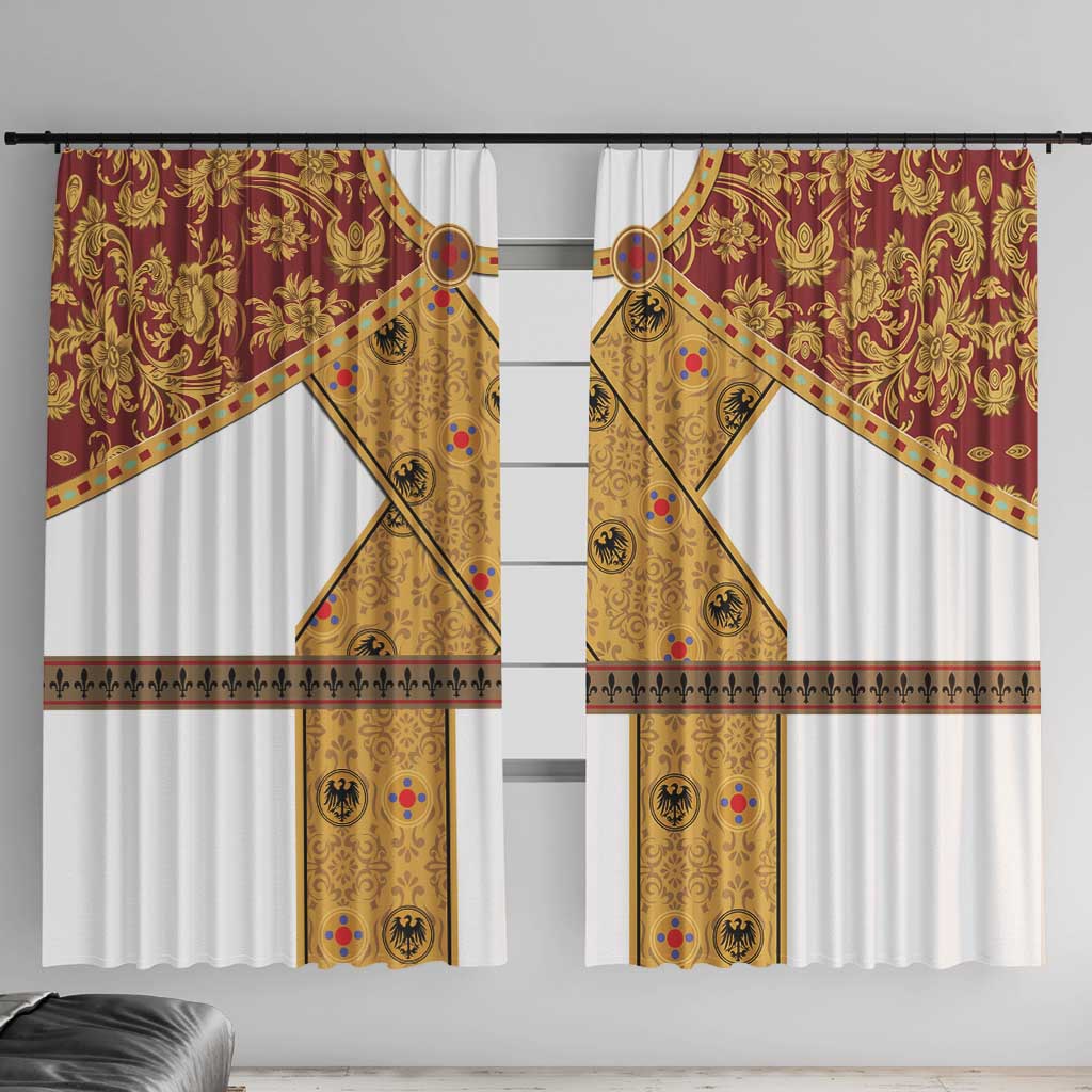 Holy Roman Emperor Costume Window Curtain Eagle Sable
