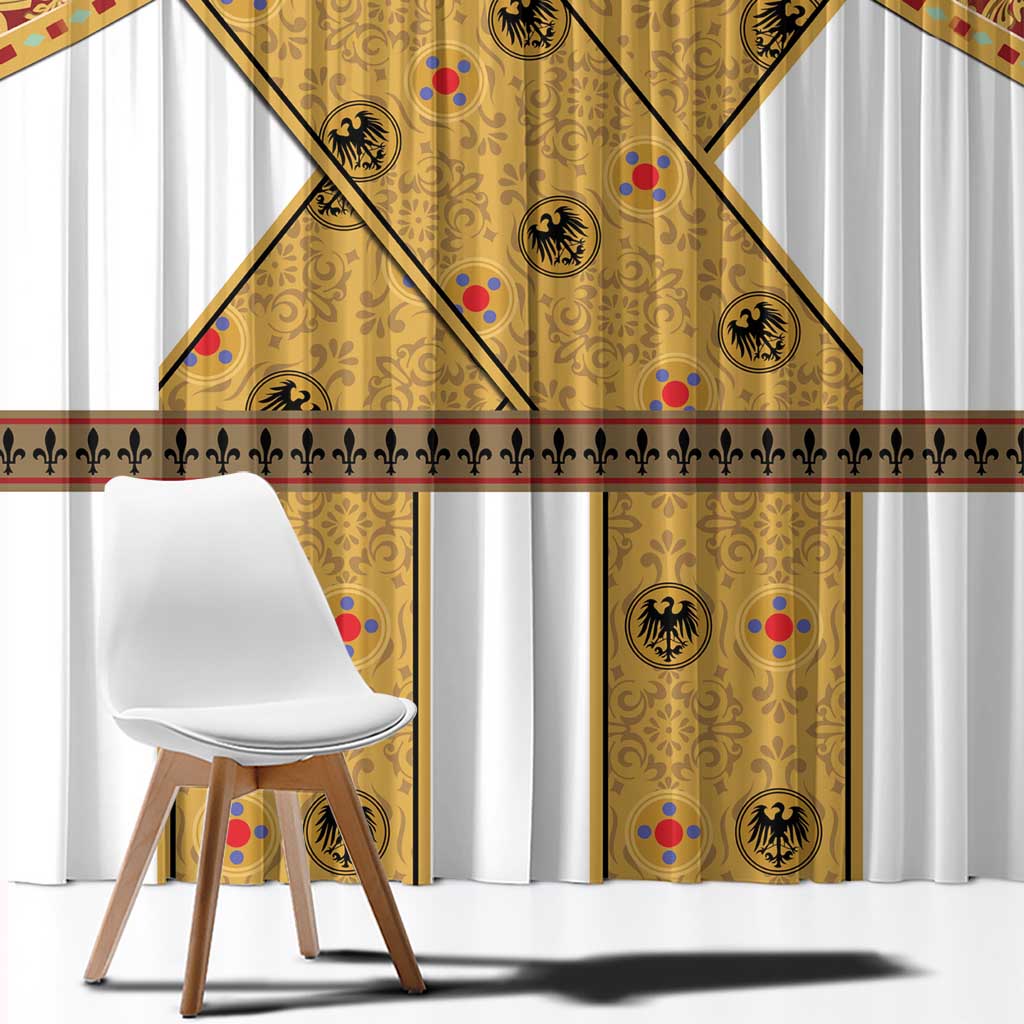 Holy Roman Emperor Costume Window Curtain Eagle Sable