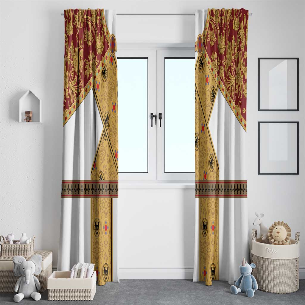 Holy Roman Emperor Costume Window Curtain Eagle Sable