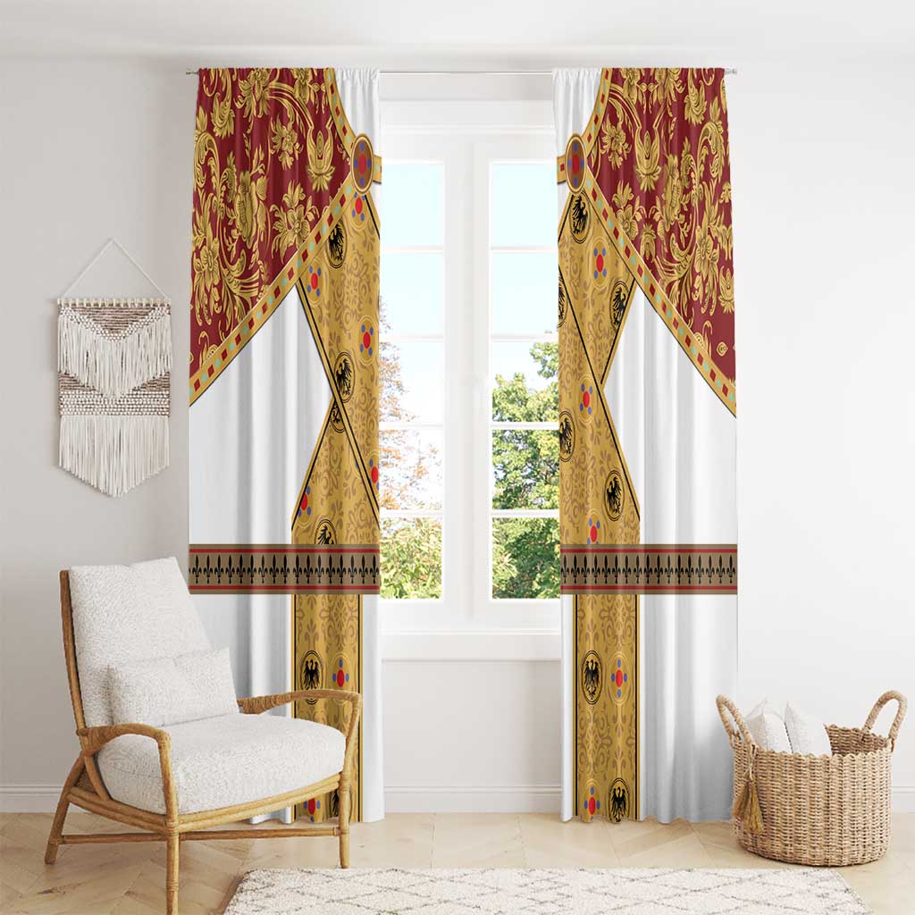 Holy Roman Emperor Costume Window Curtain Eagle Sable