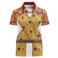 Holy Roman Emperor Costume Women Polo Shirt Eagle Sable