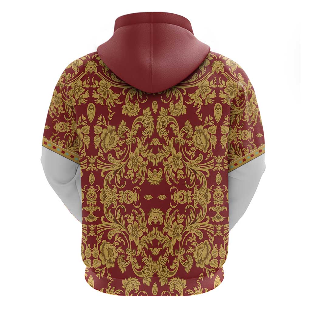 Holy Roman Emperor Costume Zip Hoodie Eagle Sable