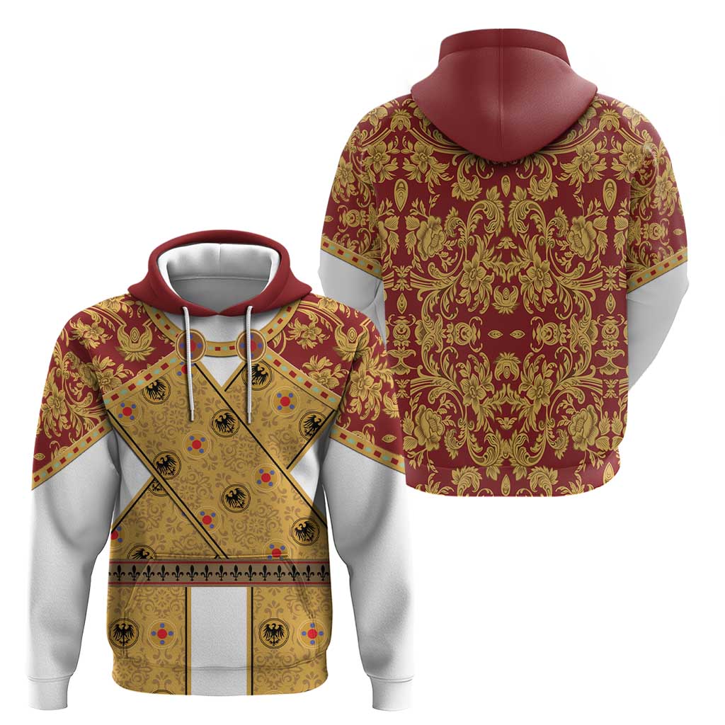 Holy Roman Emperor Costume Zip Hoodie Eagle Sable