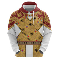 Holy Roman Emperor Costume Zip Hoodie Eagle Sable