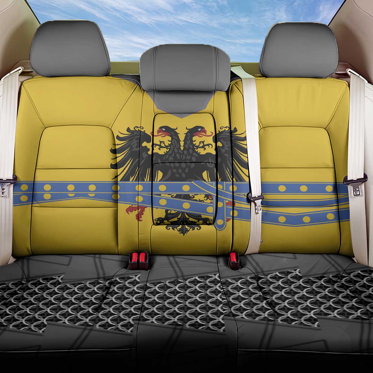Century Holy Roman Empire Knight Costume Back Car Seat Cover