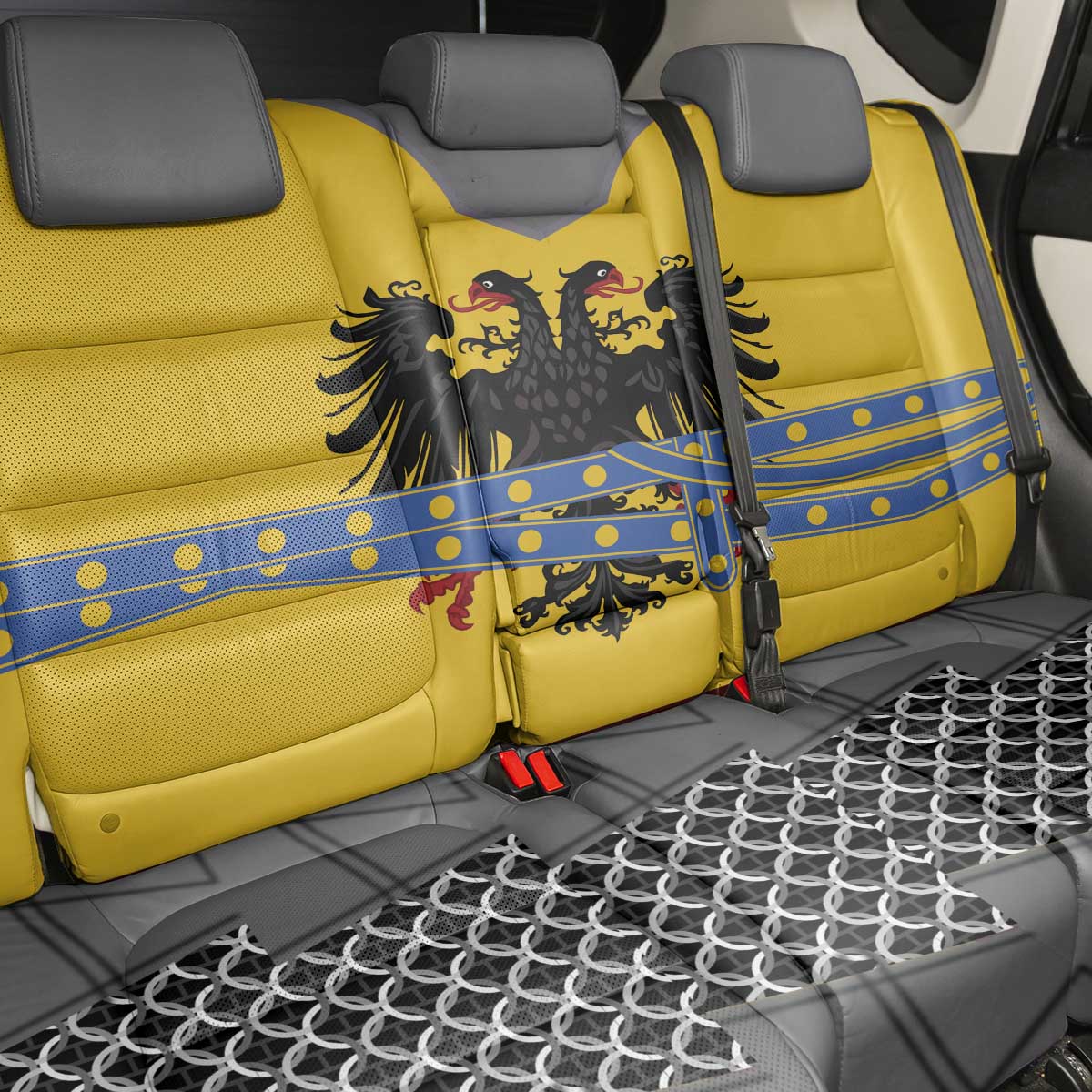 Century Holy Roman Empire Knight Costume Back Car Seat Cover