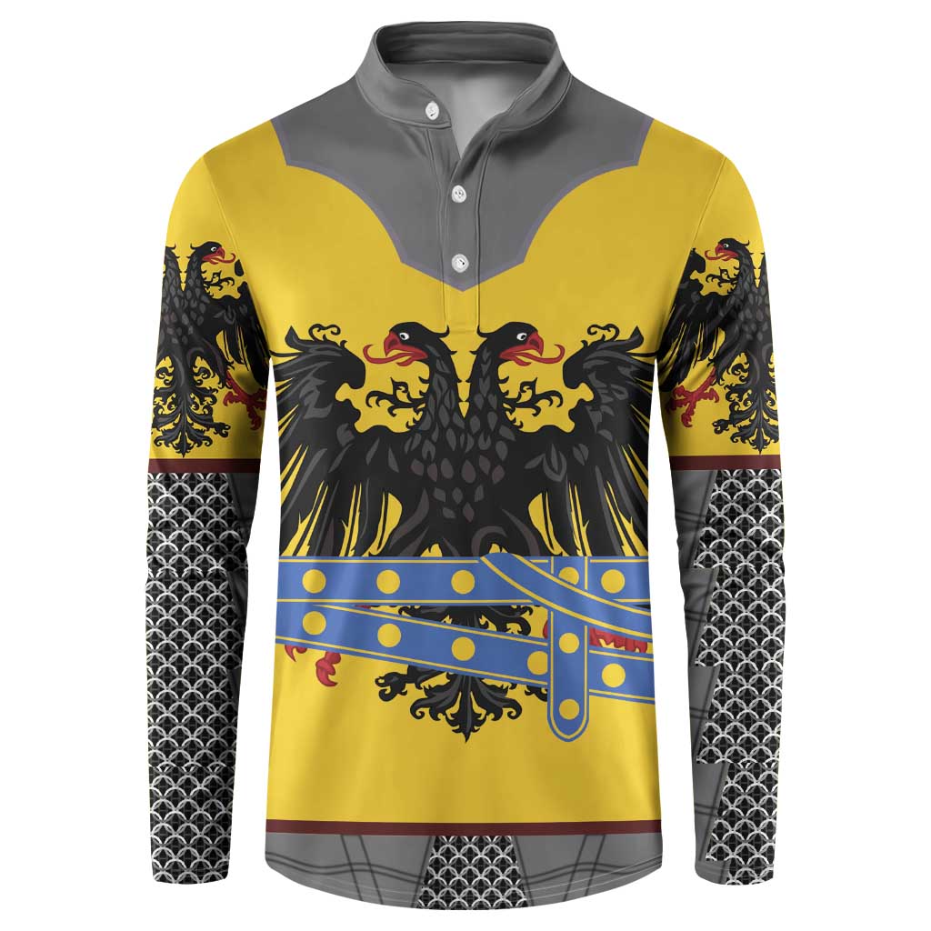 Century Holy Roman Empire Knight Costume Button Sweatshirt