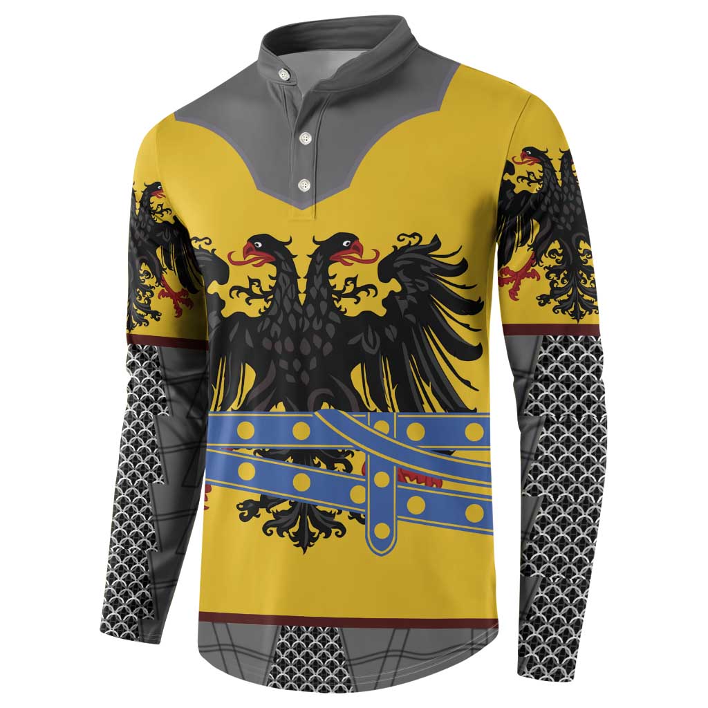 Century Holy Roman Empire Knight Costume Button Sweatshirt