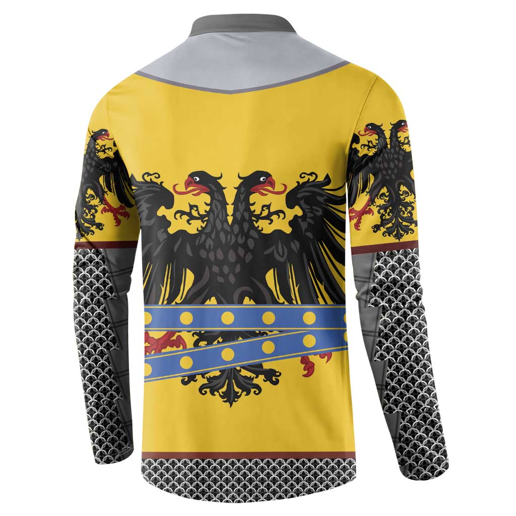 Century Holy Roman Empire Knight Costume Button Sweatshirt