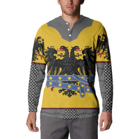 Century Holy Roman Empire Knight Costume Button Sweatshirt
