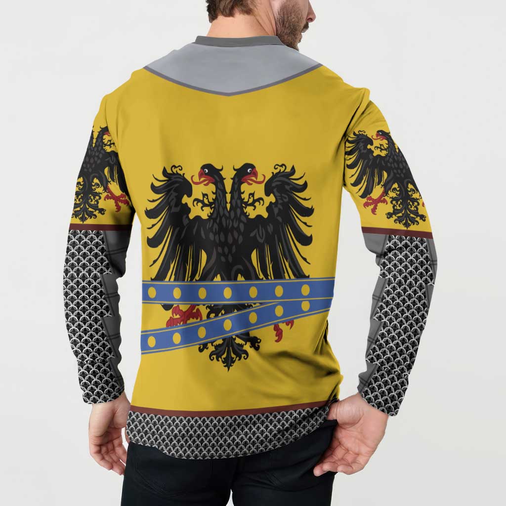 Century Holy Roman Empire Knight Costume Button Sweatshirt