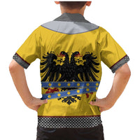 Century Holy Roman Empire Knight Costume Family Matching Mermaid Dress and Hawaiian Shirt