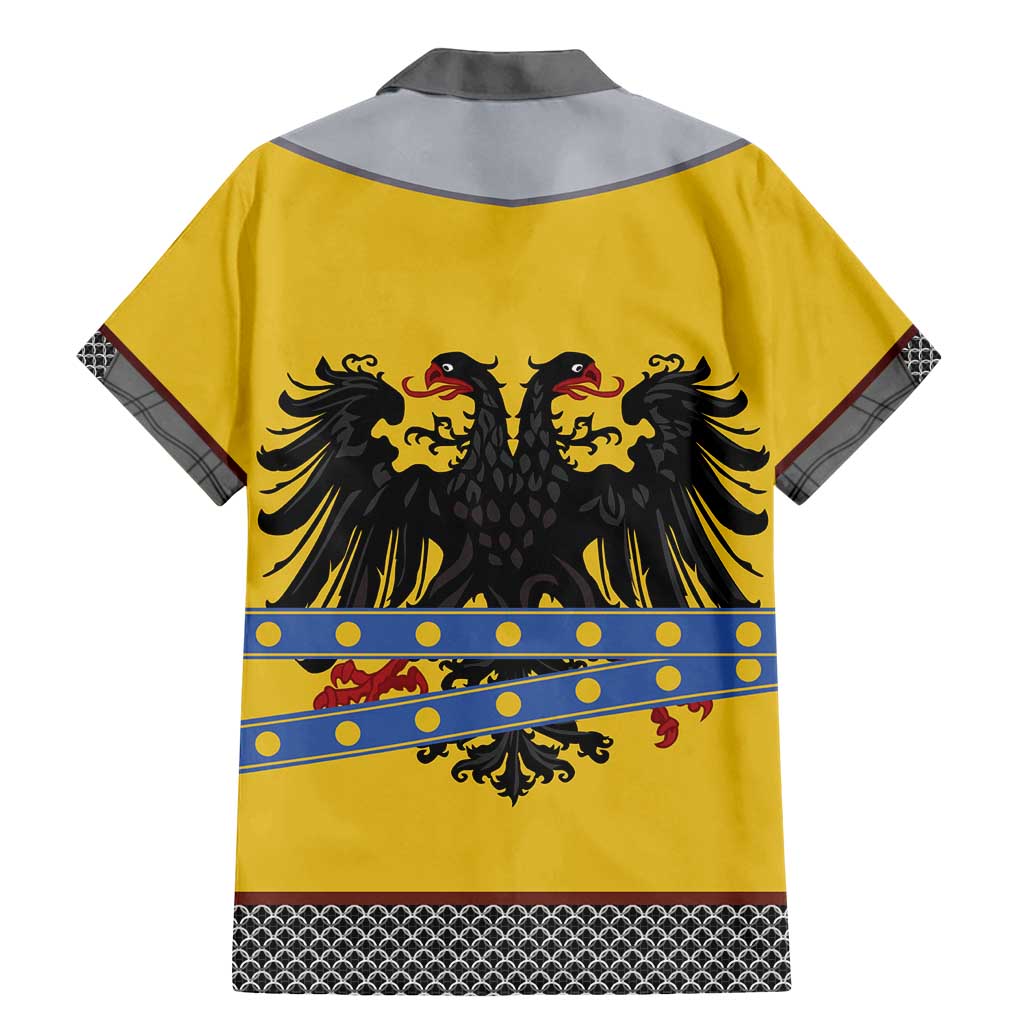 Century Holy Roman Empire Knight Costume Family Matching Mermaid Dress and Hawaiian Shirt