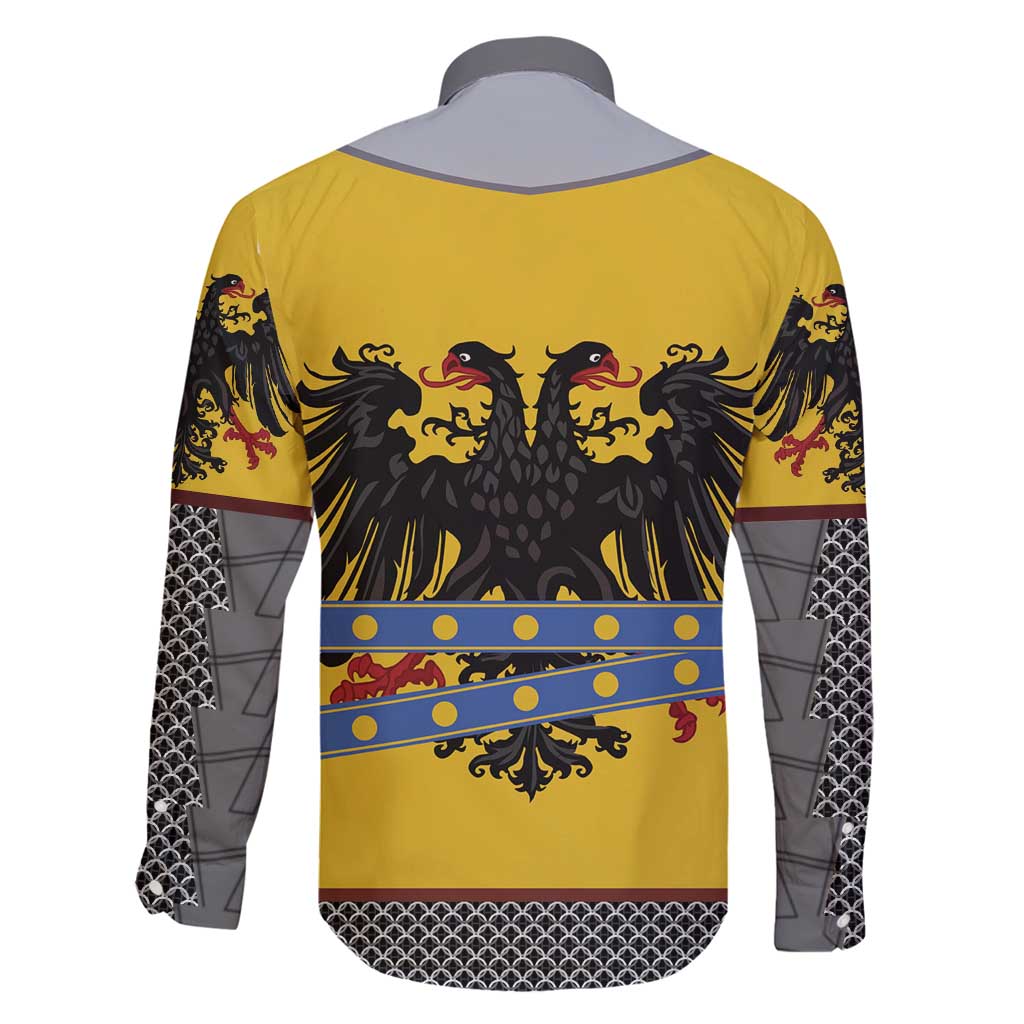 Century Holy Roman Empire Knight Costume Family Matching Puletasi and Hawaiian Shirt
