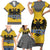 Century Holy Roman Empire Knight Costume Family Matching Short Sleeve Bodycon Dress and Hawaiian Shirt