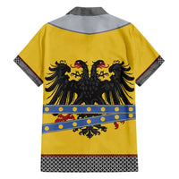 Century Holy Roman Empire Knight Costume Family Matching Summer Maxi Dress and Hawaiian Shirt