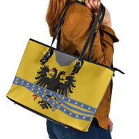 Century Holy Roman Empire Knight Costume Leather Tote Bag