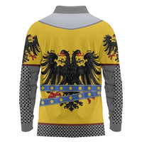 Century Holy Roman Empire Knight Costume Long Sleeve Polo Shirt