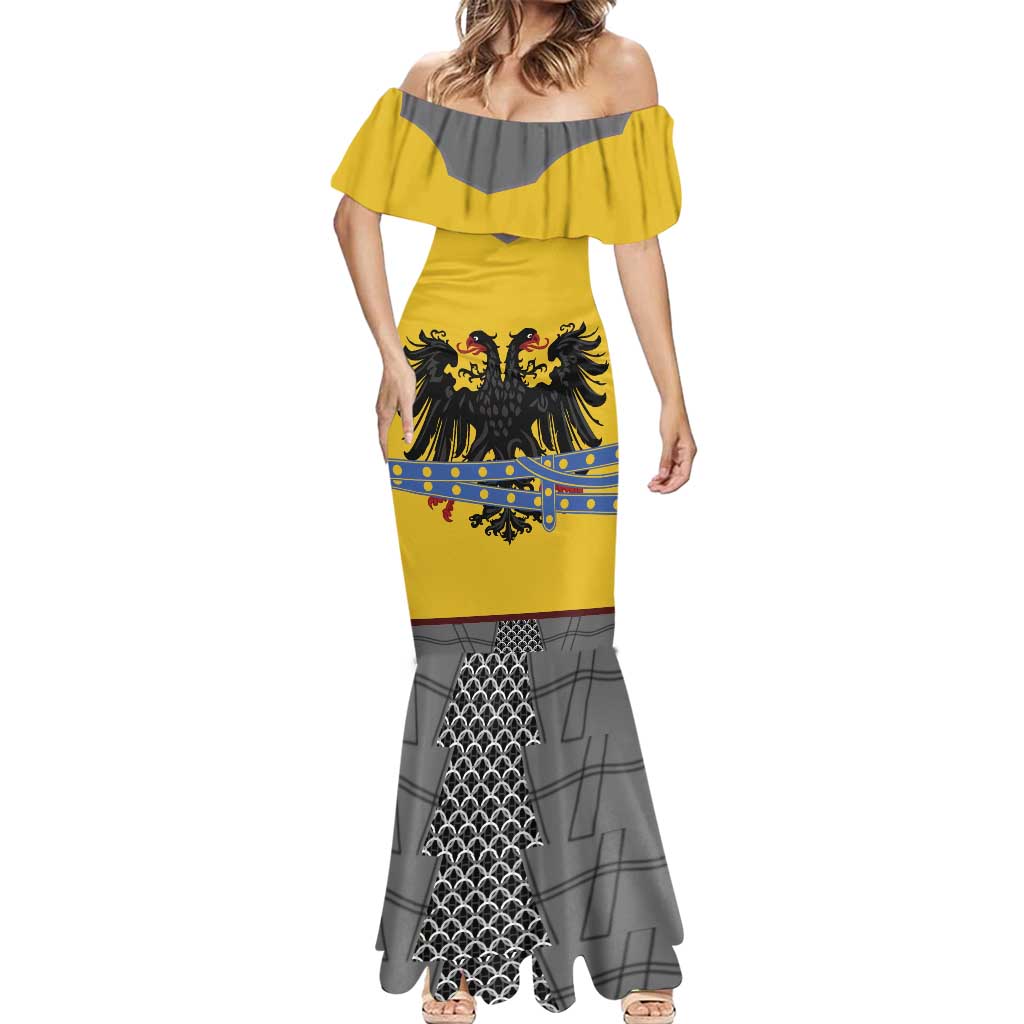 Century Holy Roman Empire Knight Costume Mermaid Dress