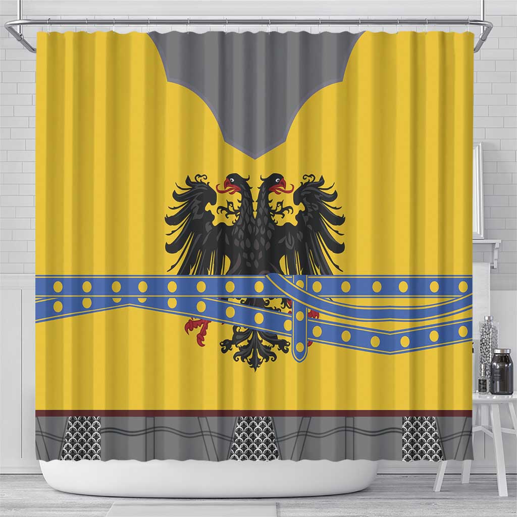 Century Holy Roman Empire Knight Costume Shower Curtain