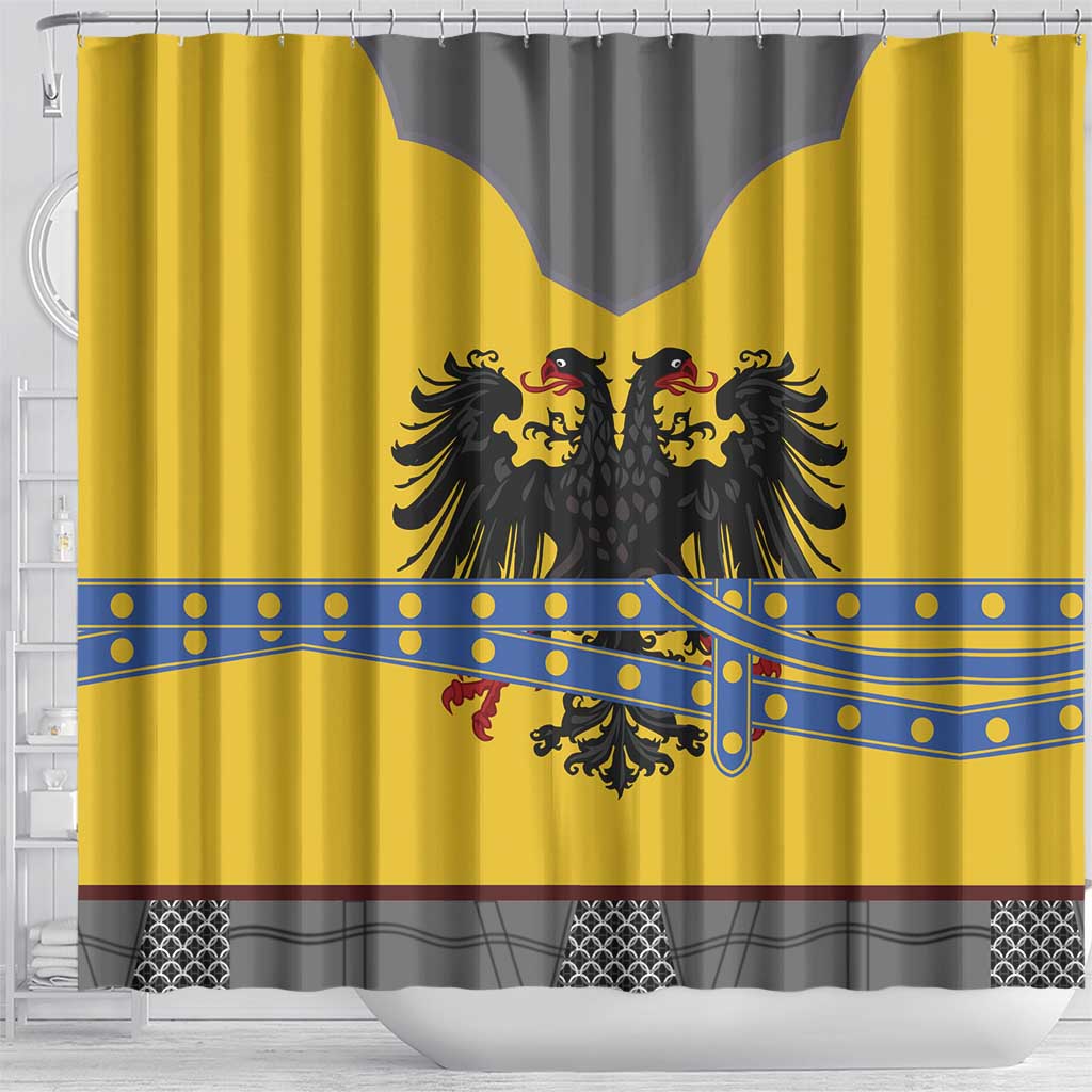 Century Holy Roman Empire Knight Costume Shower Curtain