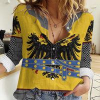 Century Holy Roman Empire Knight Costume Women Casual Shirt